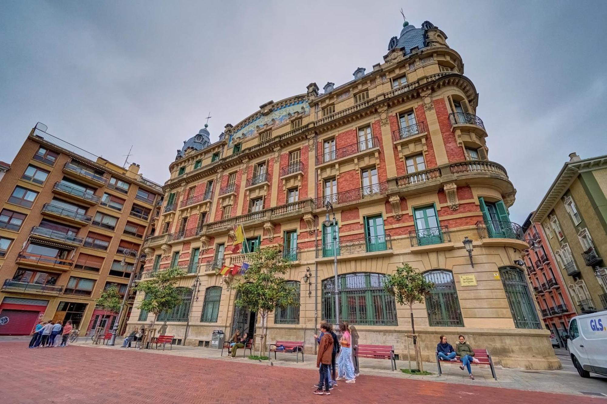 Centro Historico Exterior, Calle Nueva Dos Balcones Pamplona Kültér fotó