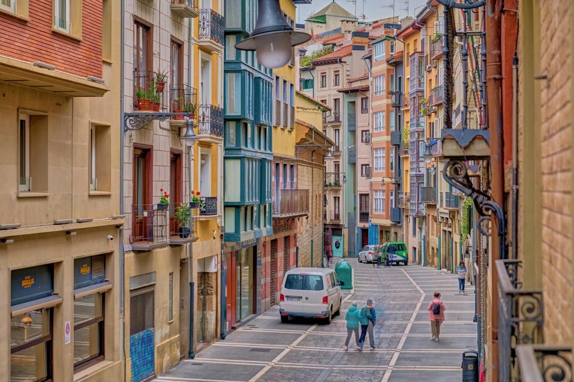 Centro Historico Exterior, Calle Nueva Dos Balcones Pamplona Kültér fotó