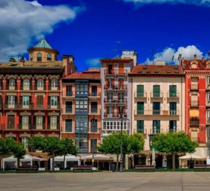 Centro Historico Exterior, Calle Nueva Dos Balcones Pamplona Kültér fotó